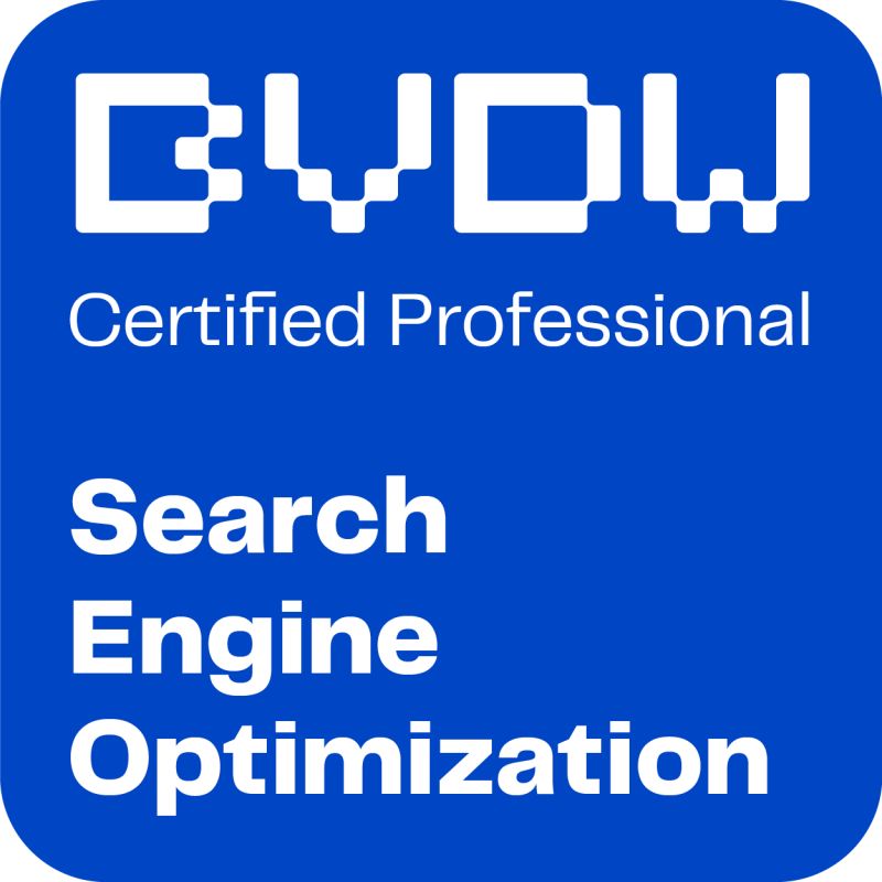 BVDW Certified Professional — Search Engine Optimization