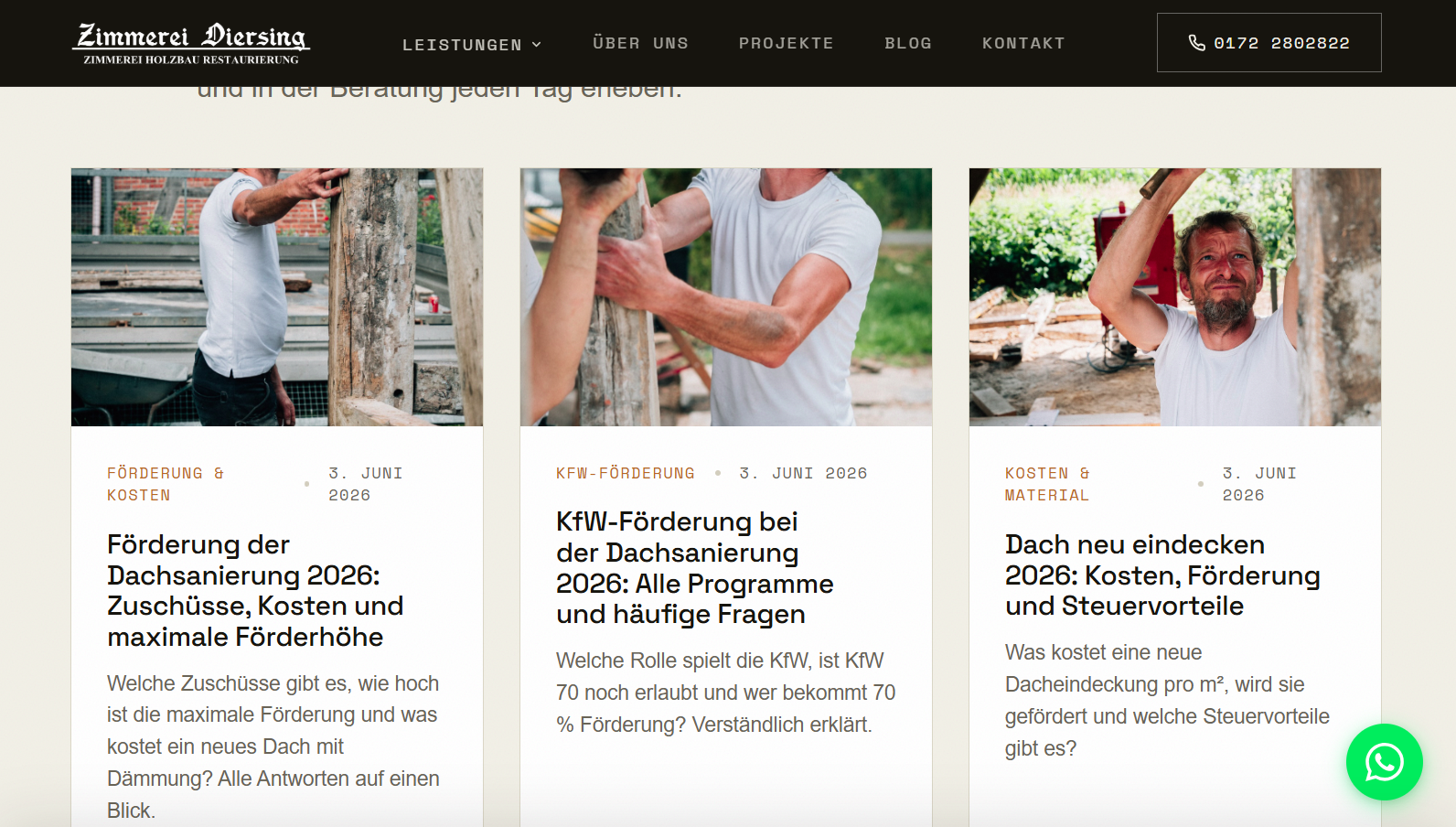 Webdesign-Referenz von Lightlap – Kundenprojekt aus dem Mittelstand